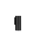Nova Luce Wandleuchte Mao GU10 IP44 Schwarz Aluminium Ø5,5cm 9011422