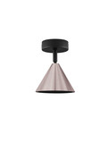 Nova Luce Deckenleuchte Conico schwenkbar GU10 Kaffeebraun Schwarz Aluminium Ø12cm 9011425