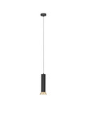 Nova Luce Pendelleuchte Luvia GU10 Gold Schwarz Aluminium Ø10cm 9011446