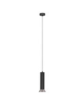 Nova Luce Pendelleuchte Luvia GU10 Bronze Schwarz Aluminium Ø10cm 9011447