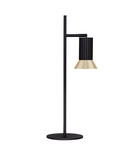 Nova Luce Tischleuchte Luvia schwenkbar GU10 Gold Schwarz Aluminium Ø10cm 9011448