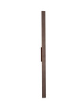 Nova Luce LED Außen-Wandleuchte Doul 20W warmweiss 3000K IP65 salzwasserfest Cortenstahl Aluminium 120x6cm 9030105