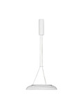 Nova Luce LED Pendelleuchte Mantle 22W warmweiss 3000K Weiß Aluminium Ø40cm 9030109