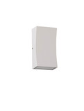 Nova Luce LED Außen-Wandleuchte Boxy 6W warmweiss 3000K IP65 Weiß Aluminium 12x6,5cm 9030151