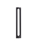 Nova Luce LED Sockelleuchte Dira 6W warmweiss 3000K IP65 salzwasserfest Schwarz Aluminium 65cm 9030160