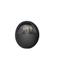 Nova Luce Außen-Wandleuchte Amel E27 IP65 salzwasserfest Schwarz Aluminium Ø17,5cm 9030166