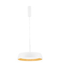Nova Luce LED Pendelleuchte Sigi dimmbar 40W warmweiss 3000K Weiß Aluminium Metall Ø45cm 9030506