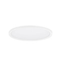 Nova Luce LED Deckenleuchte Aoton dimmbar 35W CCT warm-/neutralweiss 2700/3000/4000K Weiß Aluminium Metall Ø40cm 9030508