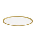 Nova Luce LED Deckenleuchte Aoton dimmbar 55W CCT warm-/neutralweiss 2700/3000/4000K Gold Aluminium Metall Ø60cm 9030513