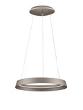 Nova Luce LED Pendelleuchte Ormi dimmbar 38W CCT warmweiss 2700/3000K Champagnergold Aluminium Ø45cm 9030520