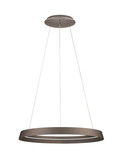 Nova Luce LED Pendelleuchte Ormi dimmbar 52W CCT warmweiss 2700/3000K Champagnergold Aluminium Ø60cm 9030523