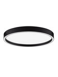 Nova Luce LED Deckenleuchte Istos dimmbar 38W CCT warm-/neutralweiss 2700/3000/4000K Schwarz Aluminium Metall Ø50cm 9030529
