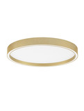 Nova Luce LED Deckenleuchte Istos dimmbar 38W CCT warm-/neutralweiss 2700/3000/4000K Gold Aluminium Metall Ø50cm 9030530