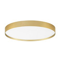 Nova Luce LED Deckenleuchte Roi dimmbar 48W CCT warm-/neutralweiss 2700/3000/4000K Gold Aluminium Metall Ø50cm 9030536