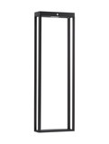 Nova Luce LED Solar-Wegeleuchte Berni 2W warmweiss 3000K Bewegungsmelder IP65 Schwarz Aluminium 70cm 9030567