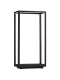 Nova Luce LED Wegeleuchte Akmi 9W warmweiss 3000K IP65 Schwarz Aluminium 50cm 9030571