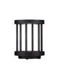 Nova Luce LED Sockelleuchte Nereus 8W warmweiss 3000K IP65 Schwarz Aluminium 20cm 9030586