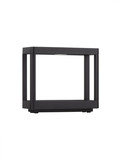 Nova Luce LED Sockelleuchte Cosmic 8W warmweiss 3000K IP65 Schwarz Aluminium 20cm 9030589