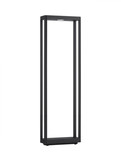 Nova Luce LED Wegeleuchte Cosmic 8W warmweiss 3000K IP65 Schwarz Aluminium 75cm 9030591