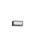 Nova Luce LED Außen-Wandleuchte Inga 11W warmweiss 3000K IP65 salzwasserfest Schwarz Aluminium 15x7cm 9030593