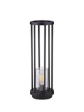 Nova Luce Wegeleuchte Elysium E27 IP65 salzwasserfest Schwarz Aluminium 50cm 9030629