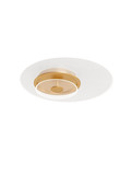 Nova Luce LED Deckenleuchte Copo dimmbar 35W warmweiss 3000K Messinggold Aluminium Ø60cm 9030641