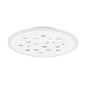 Nova Luce LED Deckenleuchte Astro dimmbar 19W warmweiss 3000K Weiß Aluminium Ø30cm 9030649
