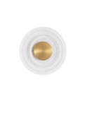 Nova Luce LED Wandleuchte Onrid 5W warmweiss 3000K Gold Aluminium Ø18cm 9030654