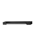 Nova Luce LED Wandleuchte Arga 12W warmweiss 3000K IP44 Schwarz Aluminium 45x10cm 9030703