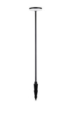 Nova Luce LED Wegeleuchte Nawa 12W warmweiss 3000K IP65 salzwasserfest Schwarz Aluminium 93cm 9030722