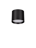 Nova Luce LED Deckenleuchte Ziare 10W warmweiss 3000K Schwarz Aluminium Ø10cm 9030730