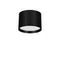 Nova Luce LED Deckenleuchte Ziare 17W warmweiss 3000K Schwarz Aluminium Ø12cm 9030732