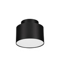 Nova Luce LED Deckenleuchte Ozen 16W warmweiss 3000K Schwarz Aluminium Ø11cm 9030734