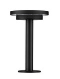 Nova Luce LED Sockelleuchte Nitro 12W warmweiss 3000K IP65 salzwasserfest Schwarz Aluminium 24cm 9030749
