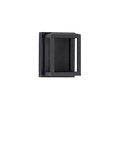 Nova Luce LED Außen-Wandleuchte Prive 9W warmweiss 3000K IP65 Schwarz Aluminium 13x12cm 9030751
