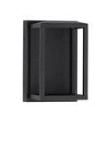 Nova Luce LED Außen-Wandleuchte Prive 14W warmweiss 3000K IP65 Schwarz Aluminium 19x14cm 9030752