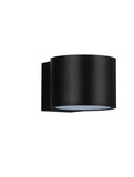 Nova Luce LED Außen-Wandleuchte Beta 13W warmweiss 3000K IP54 salzwasserfest Schwarz Aluminium Ø9cm 9030801