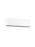 Nova Luce LED Außen-Wandleuchte Flora 10W warmweiss 3000K IP54 salzwasserfest Weiß Aluminium 23x6,5cm 9030808