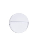 Nova Luce LED Außen-Wandleuchte Toby 3W warmweiss 3000K IP54 salzwasserfest Weiß Aluminium Ø11cm 9030814