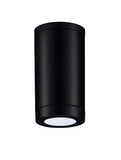 Nova Luce Außen-Deckenleuchte Spot GU10 IP54 salzwasserfest Schwarz Ø8cm 9030821