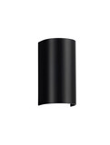 Nova Luce Außen-Wandleuchte York 2-flammig 2xGU10 IP65 salzwasserfest Schwarz Aluminium 19,5x11cm 9030830