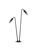 Nova Luce LED Wegeleuchte Aether 10W warmweiss 3000K IP65 salzwasserfest Anthrazit Glas Aluminium 80cm 9030849