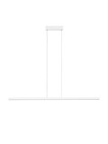 Nova Luce LED Pendelleuchte Deos dimmbar 25W warmweiss 3000K Weiß Aluminium 159x3cm 9030897