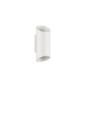 Nova Luce LED Außen-Wandleuchte Nocta 9W warmweiss 3000K IP54 salzwasserfest Weiß Aluminium 24x10cm 9030931