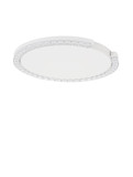 Nova Luce LED Deckenleuchte Greamy dimmbar 21W warmweiss 3000K Weiß Aluminium Ø46cm 9030963