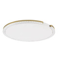Nova Luce LED Deckenleuchte Greamy dimmbar 30W warmweiss 3000K Gold Aluminium Ø65cm 9030967