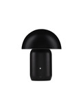 Nova Luce LED Akku-Tischleuchte Pois dimmbar 2W warmweiss 3000K Schwarz Stahl Ø20cm 9050169