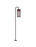 Nova Luce LED Wegeleuchte Motley 9W warmweiss 3000K IP65 salzwasserfest Cortenstahl Aluminium 100cm 9060231