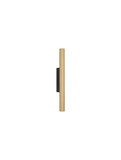 Nova Luce LED Wandleuchte Paron 8W warmweiss 3000K Schwarz Gold Aluminium 30x7cm 9060236