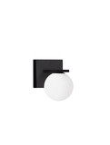 Nova Luce LED Außen-Wandleuchte Oracle 9W warmweiss 3000K IP65 salzwasserfest Schwarz Glas Aluminium 22x17,5cm 9060243
